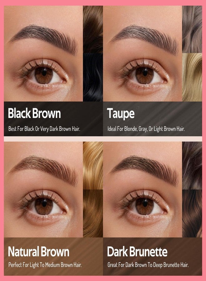 KIMUSE Instantly Semi-Permanent Eyebrow Gel, Long Lasting Eyebrow Tint, Waterproof Tinted Eye Brow Gel, Transfer-Proof, Smudge-Proof, Eyebrow Makeup Gift for Women & Girl, 0.17oz - Image 5